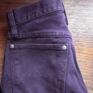 Purple Wrangler Jeans 3x36
